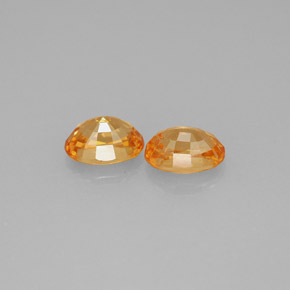  ct natürliche orangefarbener Spessartin-Edelsteine, Oval Schliff, VS