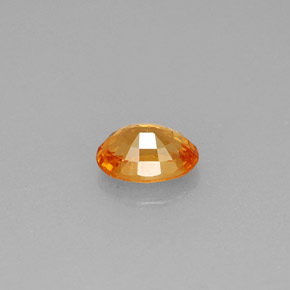 0,71 ctw natürlicher orangefarbener Spessartin, Oval Schliff, VS