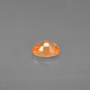 0,72 ctw natürlicher orangefarbener Spessartin, Oval Schliff, VS