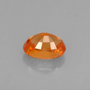 0,78 ctw natürlicher orangefarbener Spessartin, Oval Schliff, VS