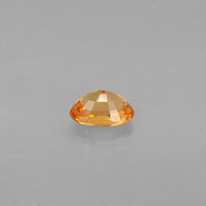 0,71 ctw natürlicher orangefarbener Spessartin, Oval Schliff, VS