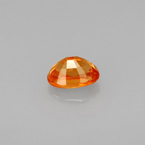 0,80 ctw natürlicher orangefarbener Spessartin, Oval Schliff, VS