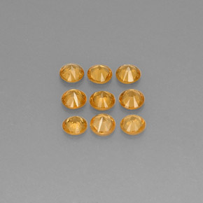  ct natürliche Mandarin-orange Spessartit-Garn-Edelsteine, Rund Schliff, VS