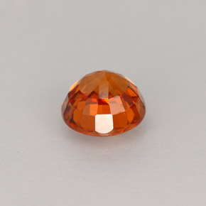 1,13 ctw natürlicher orangefarbener Spessartin, Rundschliff, VS-SI