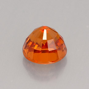 1,07 ctw natürlicher orangefarbener Spessartin, Rundschliff, VS