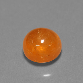 3,68 ctw natürlicher orangefarbener Spessartin, Transparent, Transparent / Lichtdurchlässig