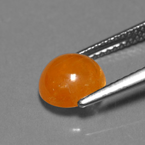 9,17 ctw natürlicher Orange Spessartit-Garn, Transparent, Transparent / Lichtdurchlässig