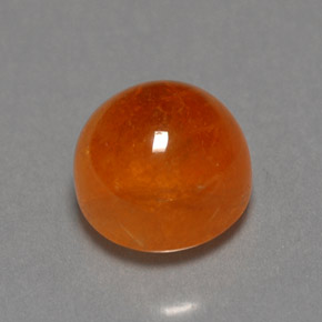 2,87 ctw natürlicher orangefarbener Spessartin, Transparent, Transparent / Lichtdurchlässig