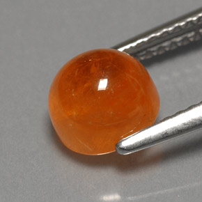 2,87 ctw natürlicher orangefarbener Spessartin, Transparent, Transparent / Lichtdurchlässig