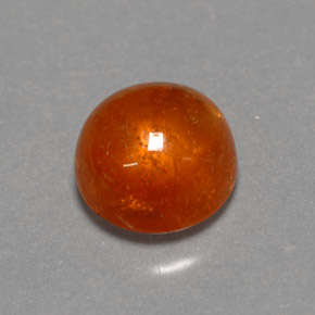 2,17 ctw natürlicher orangefarbener Spessartin, Transparent, Transparent / Lichtdurchlässig