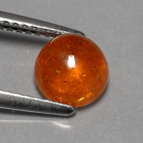 2,17 ctw natürlicher orangefarbener Spessartin, Transparent, Transparent / Lichtdurchlässig