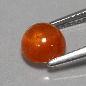2,17 ctw natürlicher orangefarbener Spessartin, Transparent, Transparent / Lichtdurchlässig