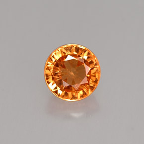 1,19 ctw natürlicher orangefarbener Spessartin, Rundschliff, VS