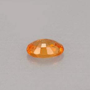 0,60 ctw natürlicher orangefarbener Spessartin, Oval Schliff, VS-SI