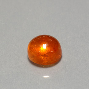 2,47 ctw natürlicher orangefarbener Spessartin, Transparent, Transparent / Lichtdurchlässig