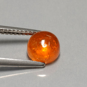 2,47 ctw natürlicher orangefarbener Spessartin, Transparent, Transparent / Lichtdurchlässig