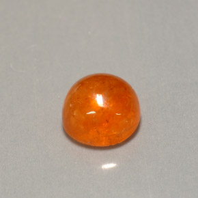 2,37 ctw natürlicher orangefarbener Spessartin, Transparent, Transparent / Lichtdurchlässig
