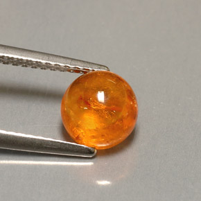 2,32 ctw natürlicher orangefarbener Spessartin, Transparent, Transparent / Lichtdurchlässig
