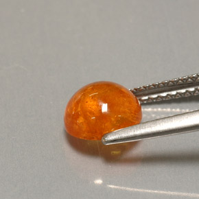 2,32 ctw natürlicher orangefarbener Spessartin, Transparent, Transparent / Lichtdurchlässig