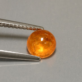 1,79 ctw natürlicher orangefarbener Spessartin, Transparent, Transparent / Lichtdurchlässig