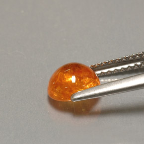 1,79 ctw natürlicher orangefarbener Spessartin, Transparent, Transparent / Lichtdurchlässig