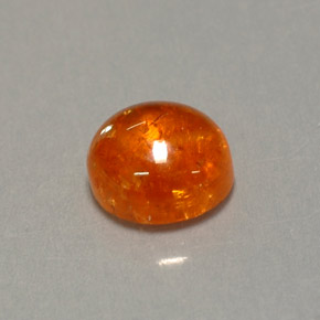 1,43 ctw natürlicher orangefarbener Spessartin, Transparent, Transparent / Lichtdurchlässig