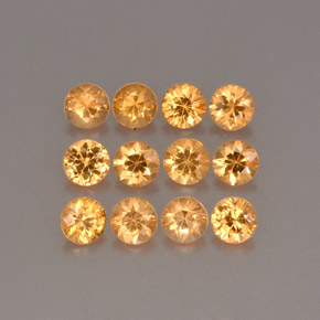  ct natürliche Orange Spessartit-Garn-Edelsteine, Rund Schliff, VS