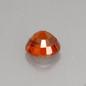 0,90 ctw natürlicher orangefarbener Spessartin, Rundschliff, VS
