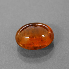 3,17 ctw natürlicher orangefarbener Spessartin, Transparent, Transparent / Lichtdurchlässig