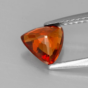1,17 ctw natürlicher orangefarbener Spessartin, Trillion, VVS