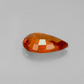 1,27 ctw natürlicher orangefarbener Spessartin, Birnenform, VVS-VS