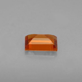 0,77 ctw natürlicher orangefarbener Spessartin, Baguette, VS