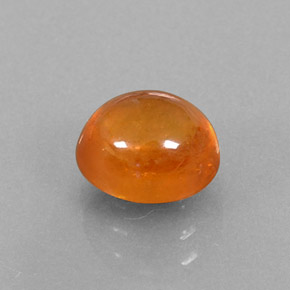 3,16 ctw natürlicher orangefarbener Spessartin, Transparent, Transparent / Lichtdurchlässig