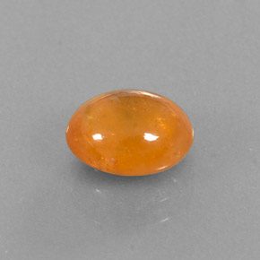 3,18 ctw natürlicher orangefarbener Spessartin, Transparent, Transparent / Lichtdurchlässig