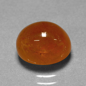 4,46 ctw natürlicher orangefarbener Spessartin, Oval Schliff, Lichtdurchlässig