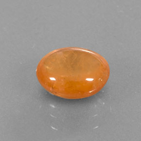 2,92 ctw natürlicher orangefarbener Spessartin, Transparent, Transparent / Lichtdurchlässig