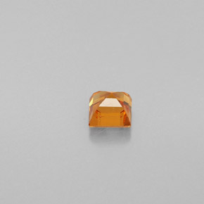 0,33 ctw natürlicher orangefarbener Spessartin, Quadrat, VS