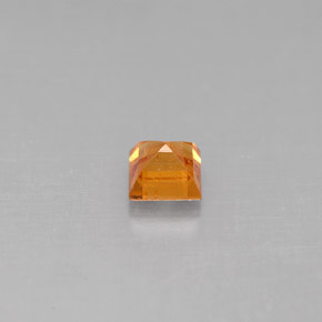 0,39 ctw natürlicher orangefarbener Spessartin, Quadrat, VS