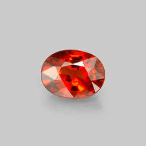 2,49 ctw natürlicher roter Spessartin, Oval Schliff, VS