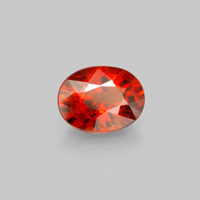 2,49 ctw natürlicher roter Spessartin, Oval Schliff, VS