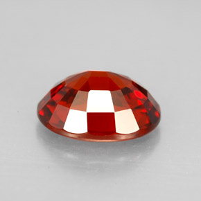 3,77 ctw natürlicher roter Spessartin, Oval Schliff, VS