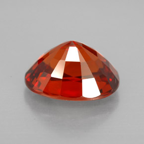 4,14 ctw natürlicher roter Spessartin, Oval Schliff, VS