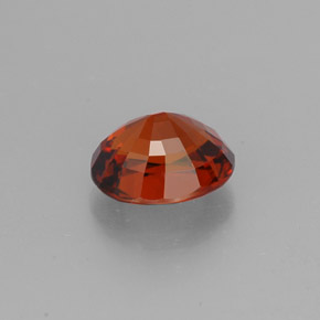2,43 ctw natürlicher orangefarbener Spessartin, Oval Schliff, VVS-VS