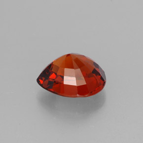 2,90 ctw natürlicher orangefarbener Spessartin, Birnenform, VVS