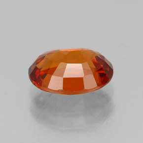 1,80 ctw natürlicher orangefarbener Spessartin, Oval Schliff, VVS-VS