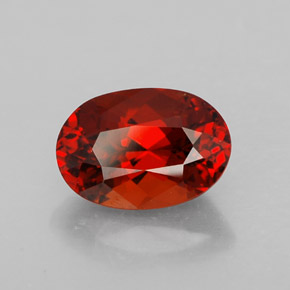 2,78 ctw natürlicher roter Spessartin, Oval Schliff, VS