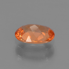 0,67 ctw natürlicher orangefarbener Spessartin, Oval Schliff, VS-SI