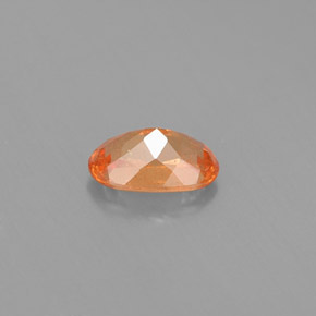 0,64 ctw natürlicher orangefarbener Spessartin, Oval Schliff, VS-SI