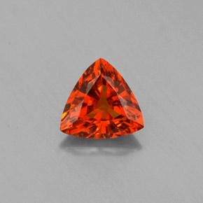 0,90 ctw natürlicher orangefarbener Spessartin, Trillion, VVS-VS