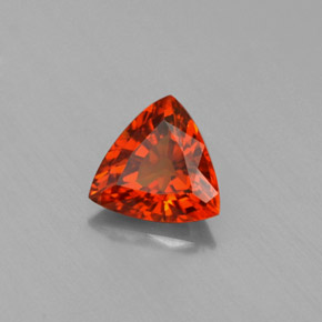 0,90 ctw natürlicher orangefarbener Spessartin, Trillion, VVS-VS